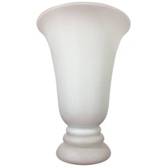 Lampe torchère Vianne CVV en verre soufflé dépoli, France