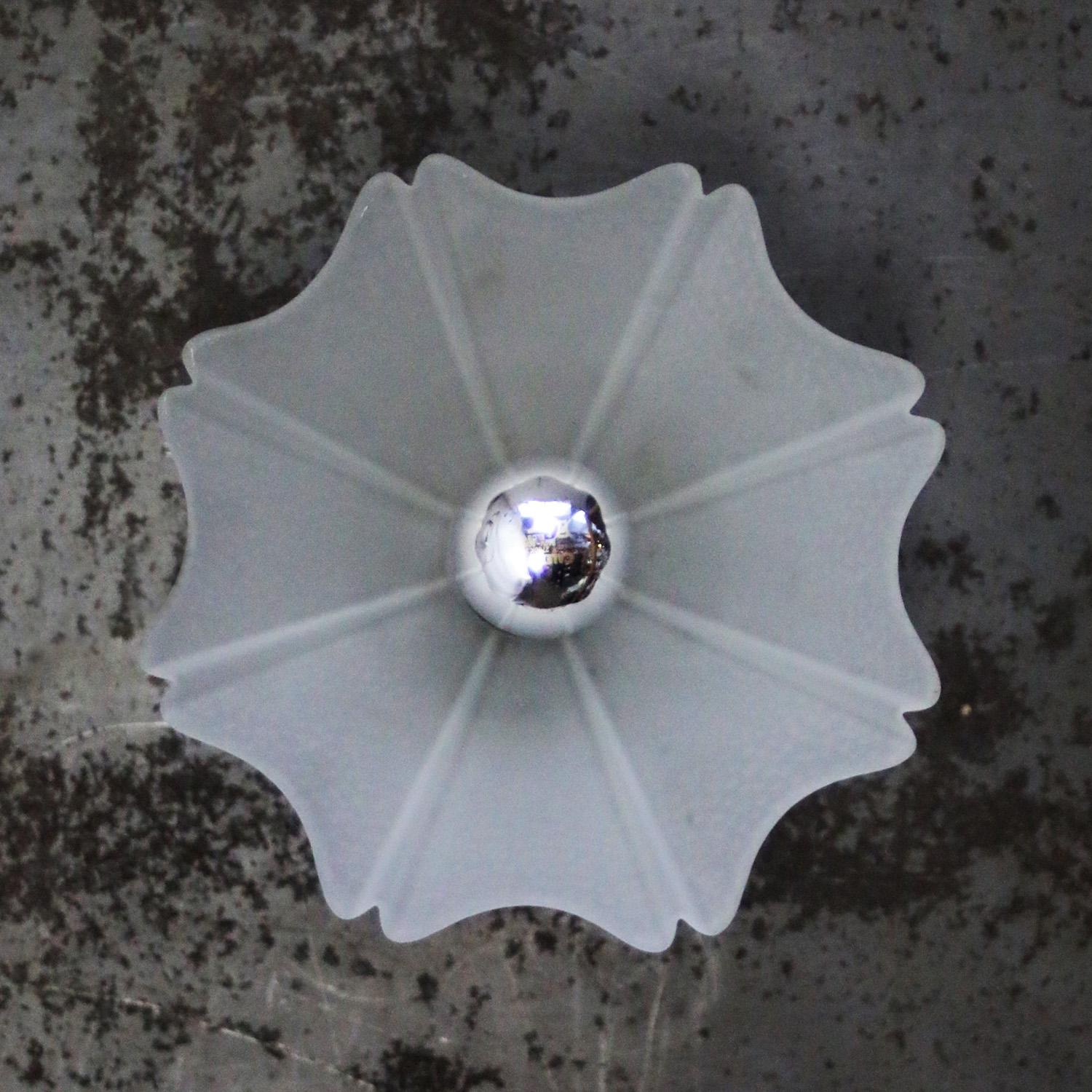 Vidrio Esmerilado Hierro Fundido Latón Apliques Lámparas de Pared Vaciado en venta