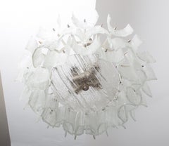Frosted Glass Chandelier By J. T. Kalmar