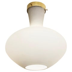 Frosted Glass Flush Mounts by Stilnovo