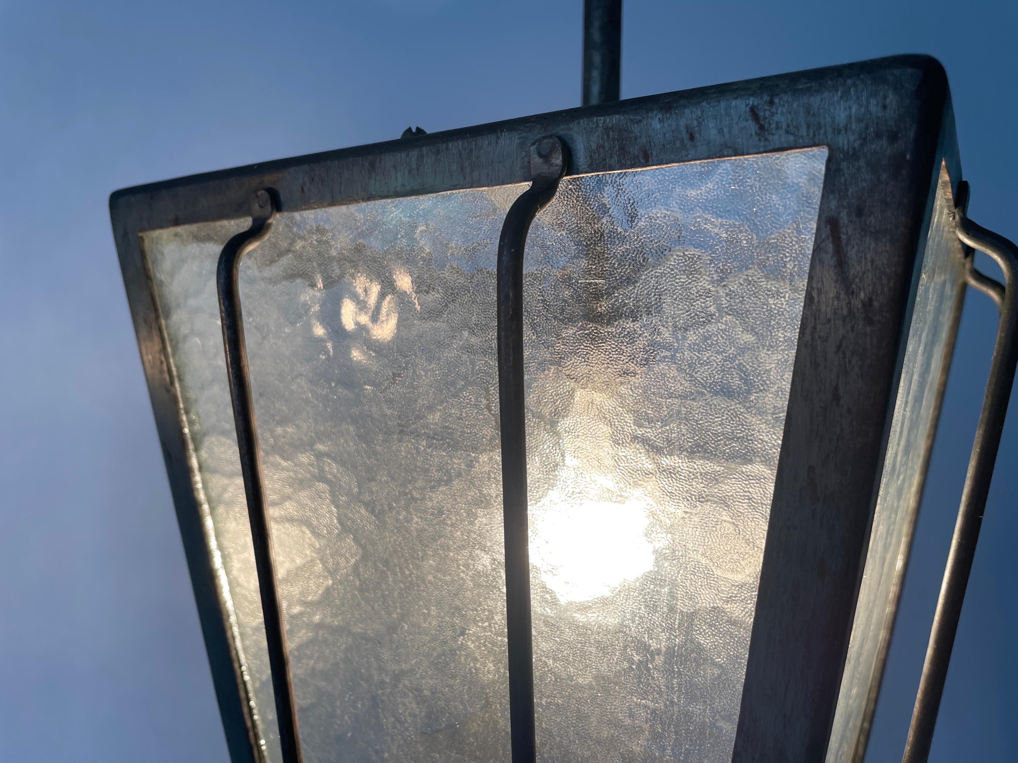 Frosted Glass Milano Apartment Pair of Ceiling Lamps, 1950s, Italy For Sale 11