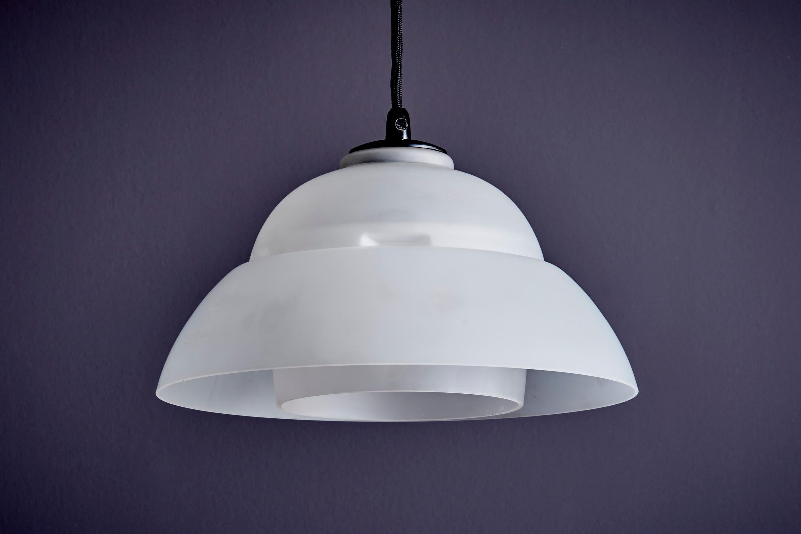 Danois Pendentif en verre dépoli en vente