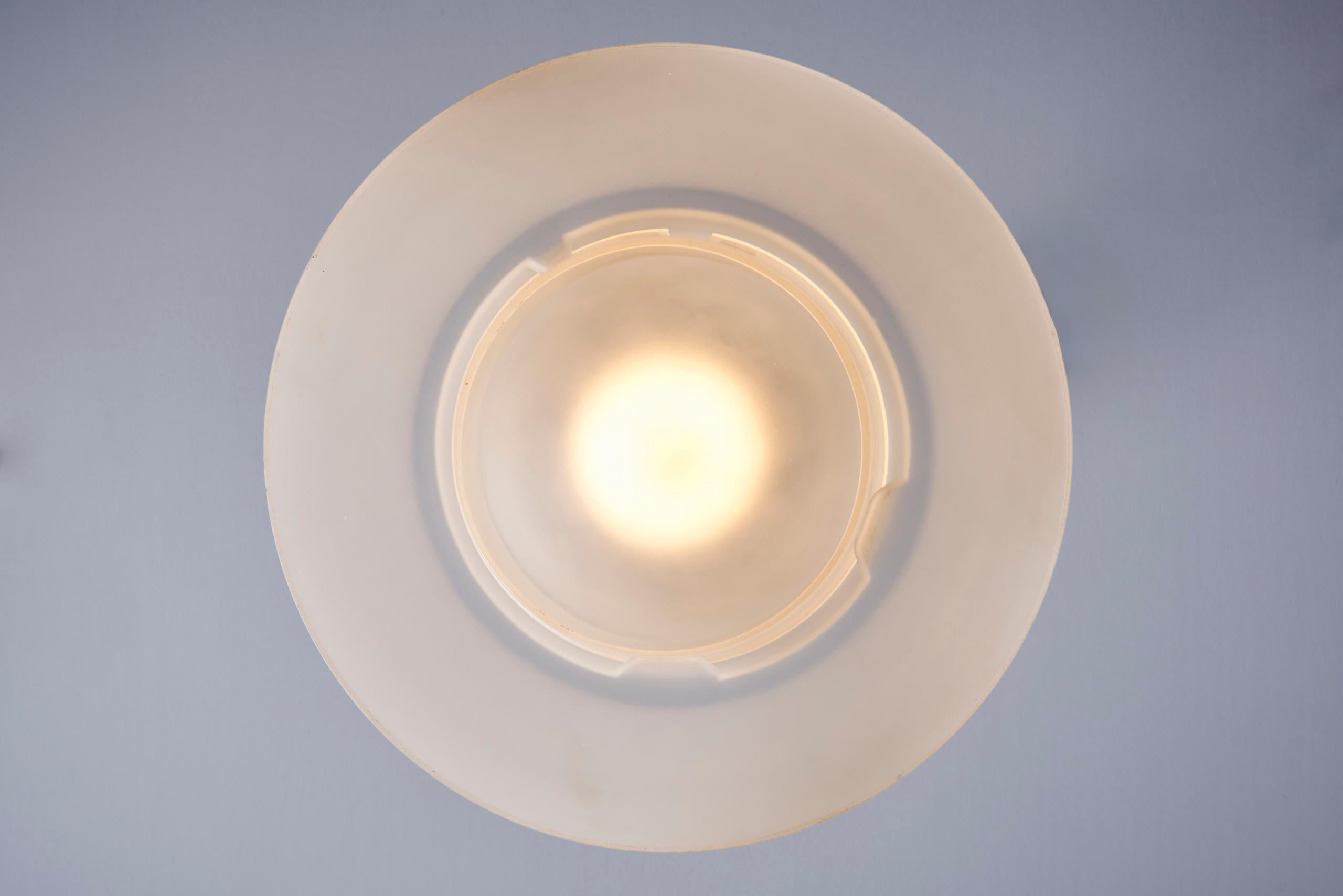 Pendentif en verre dépoli en vente 2