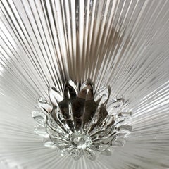 Frosted Glass Star Light Fixture