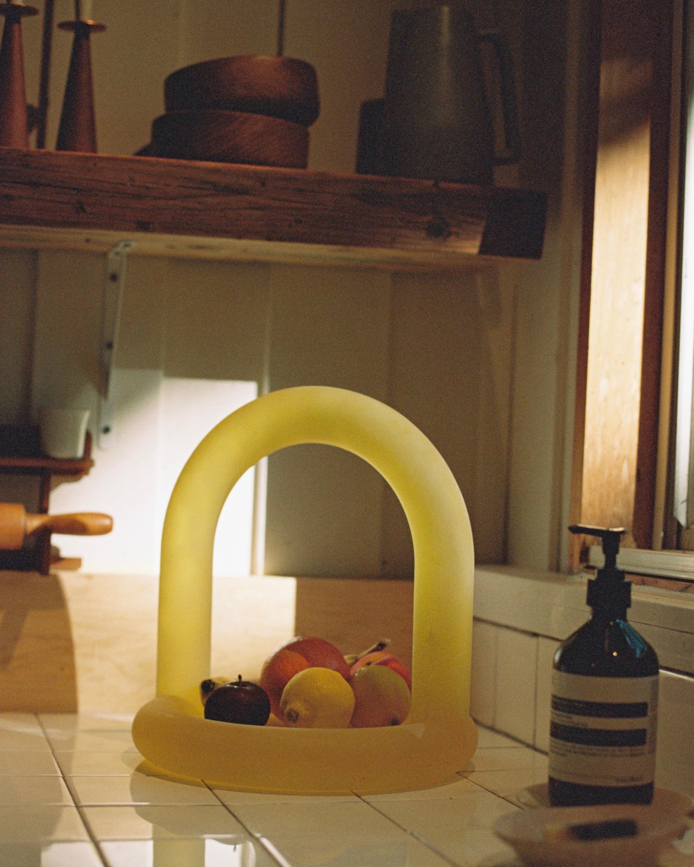 Japonais Bol Frooot vert givré par Maha Alavi Studio en vente