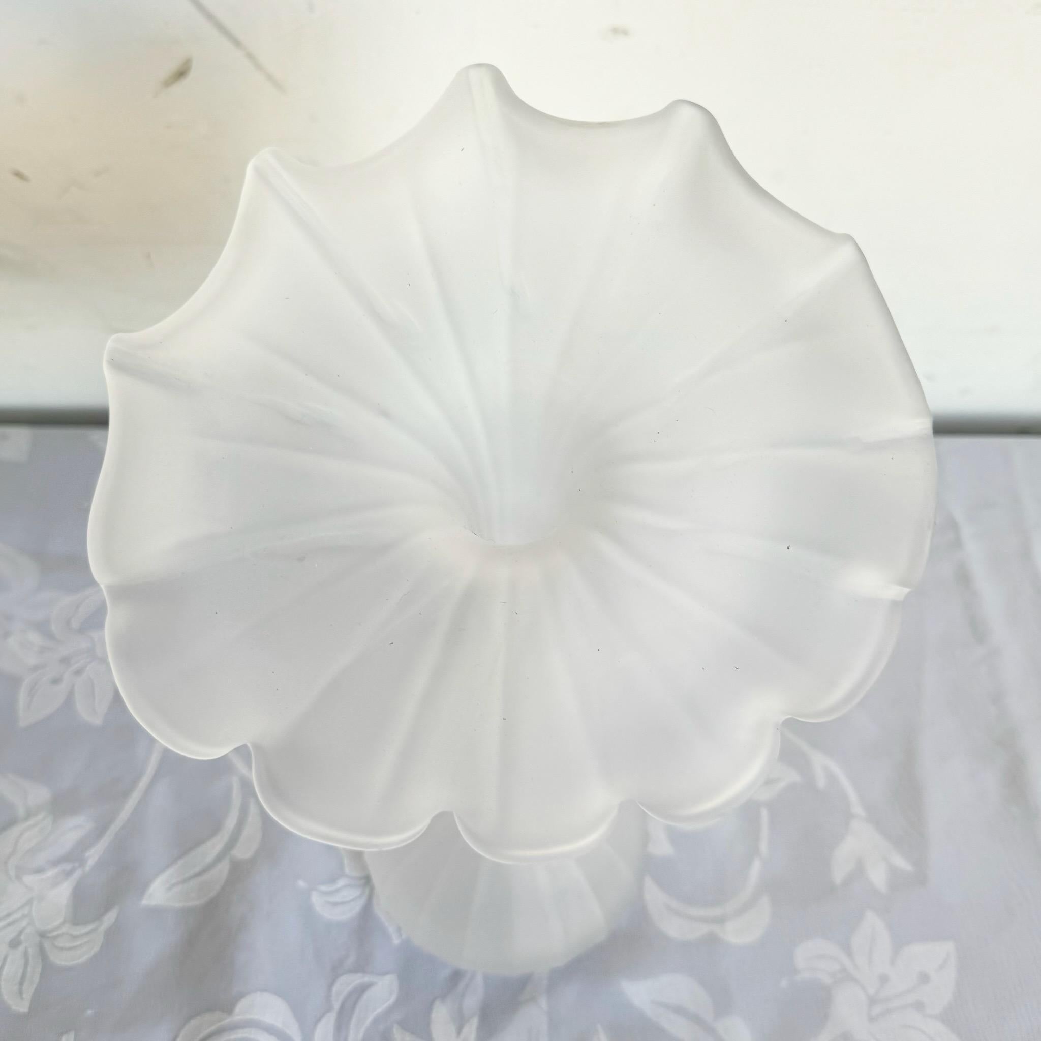 20ième siècle Vase Jack in the Pulpit en verre dépoli soufflé à la bouche par Leonardo Handarbeit en vente