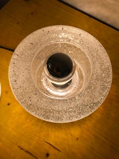 Frosted Iceglass Table Lamps by Peill & Putzler, 1970s, Set