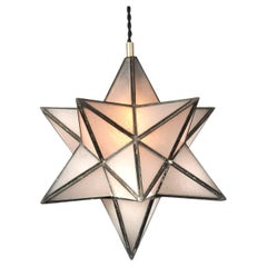 Frosted Moravian Star Pendent Frosted Moravian Star Pendent
