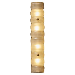 Frosted Murano Glass Wall Sconces