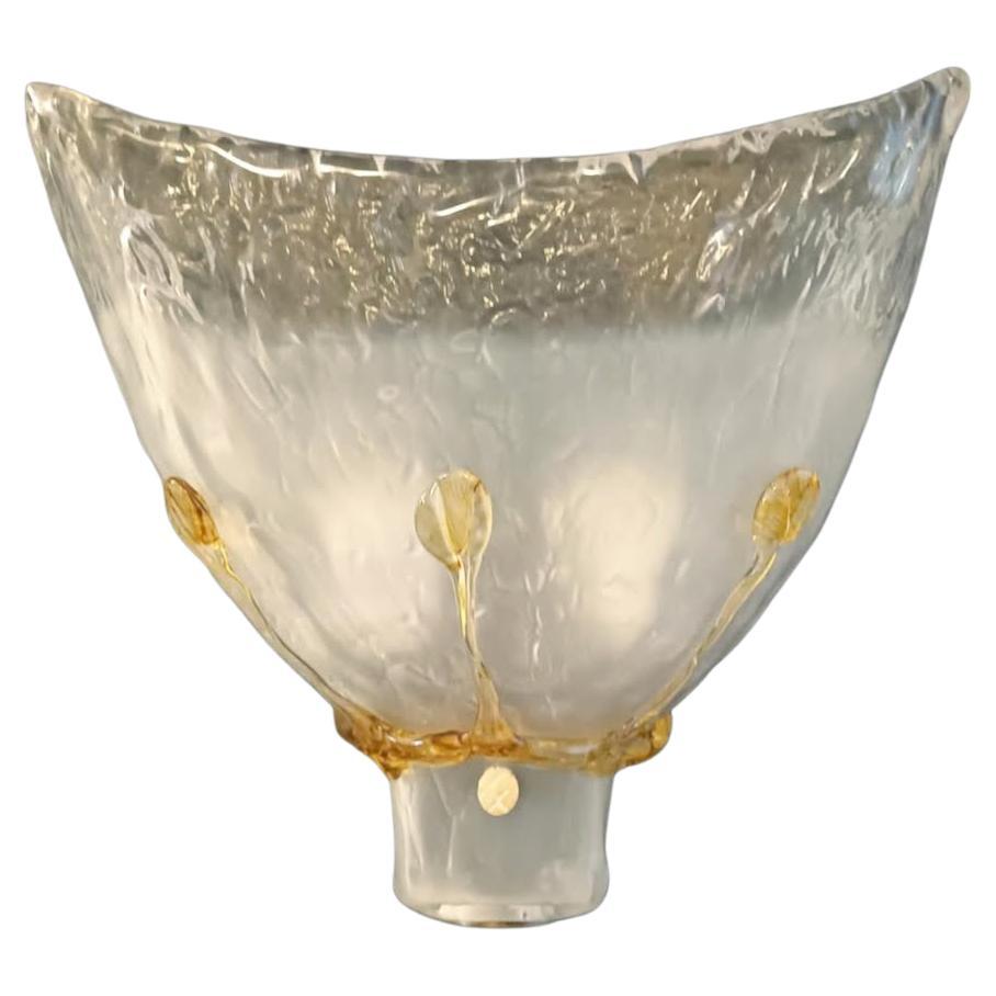 Frosted Murano Sconces, 3 Available