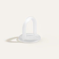 Frosted White Frooot Bowl by Maha Alavi Studio