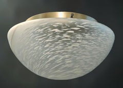 Montatura a incasso Murano bianco smerigliato