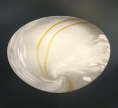 Frosted White Murano Flush Mount / Sconce