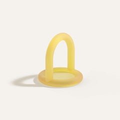 Frosted Yellow Frooot Bowl by Maha Alavi Studio