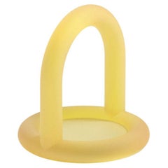 Frosted Yellow Frooot Bowl by Maha Alavi Studio