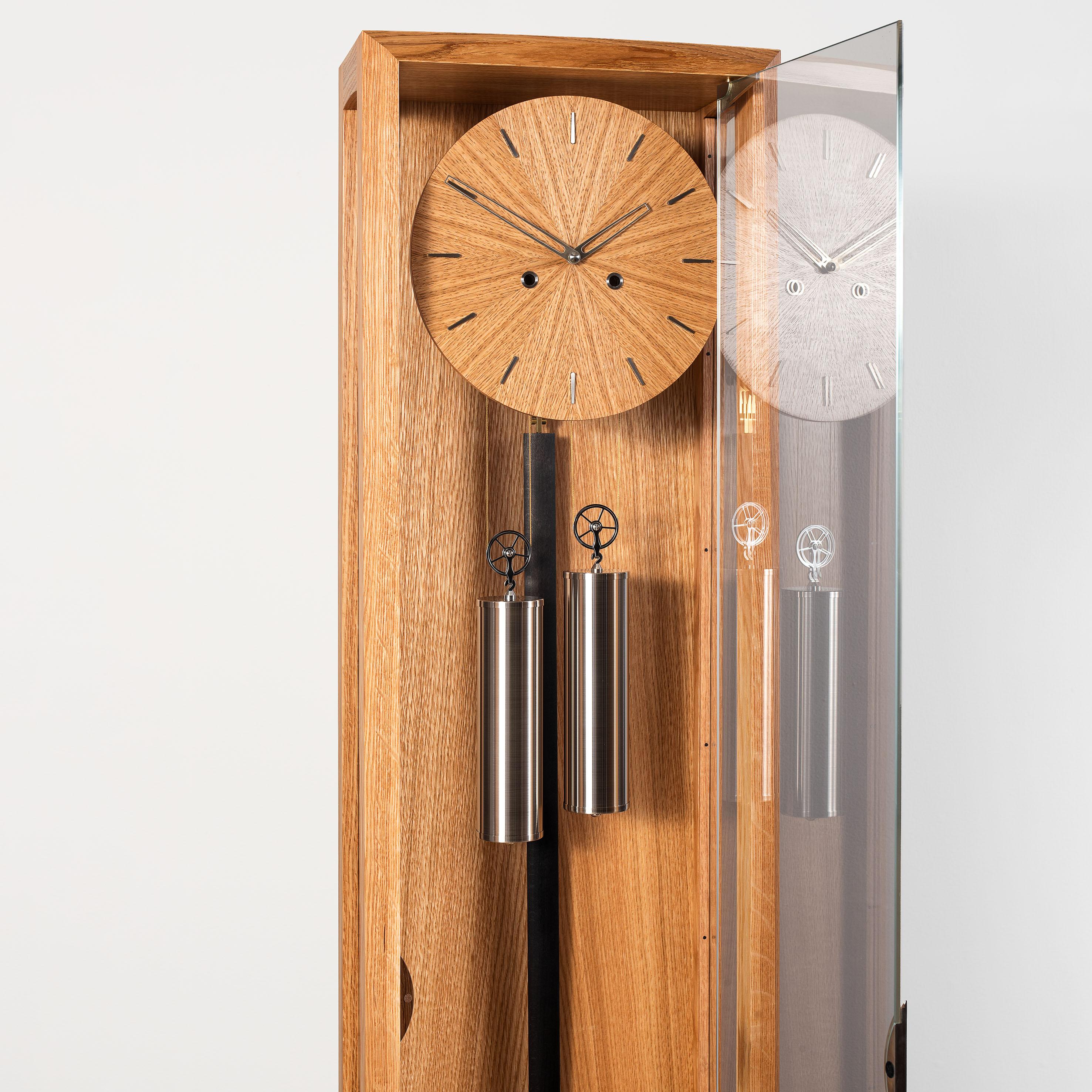 Anglais Horloge Froxfield, chêne en vente