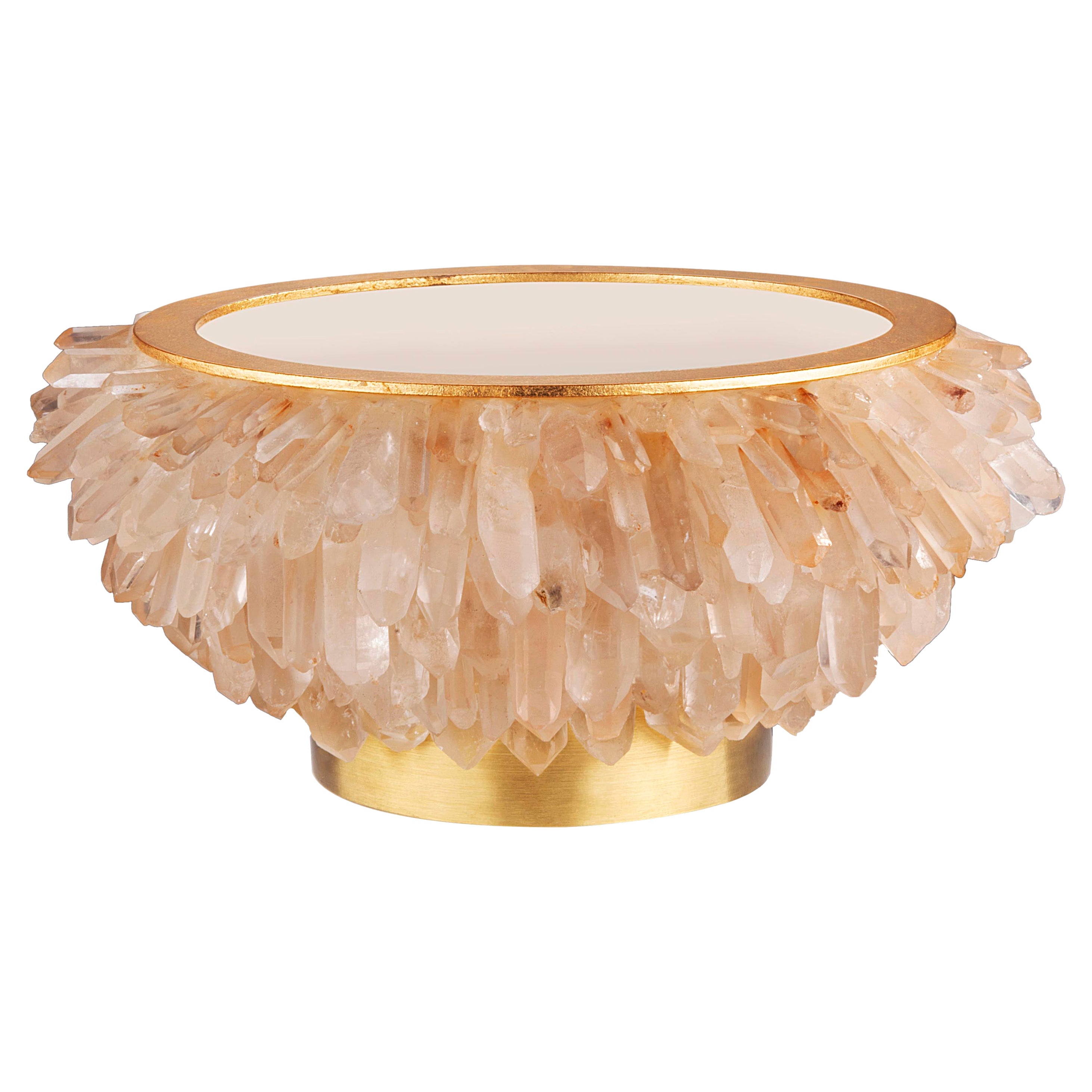 Frozen Bowl, Large Quartz Points