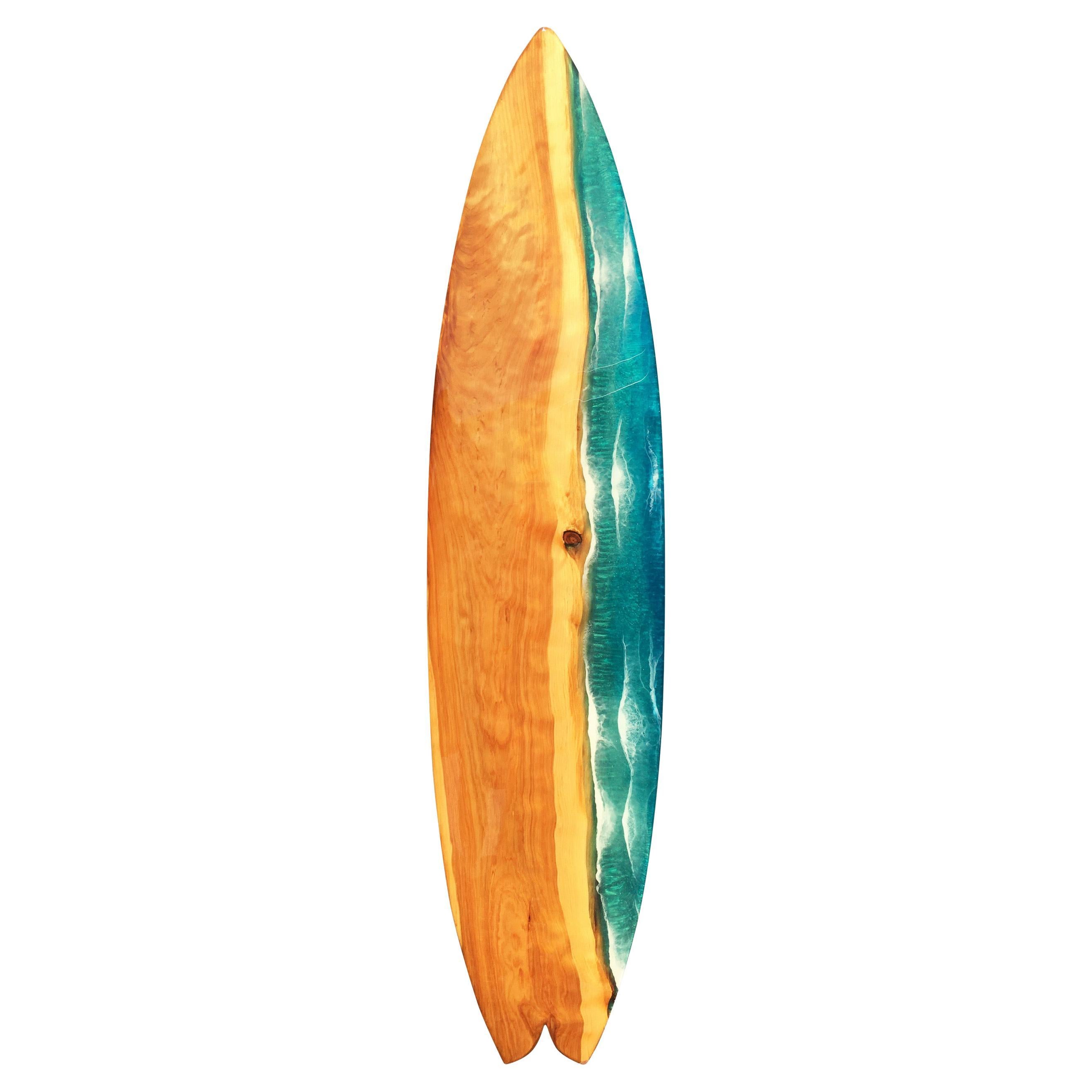 “Frozen in Time” Surfboard Sculpture Art by Joshua Marks '2022'