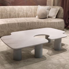 Frozen White Marble Coffee Table