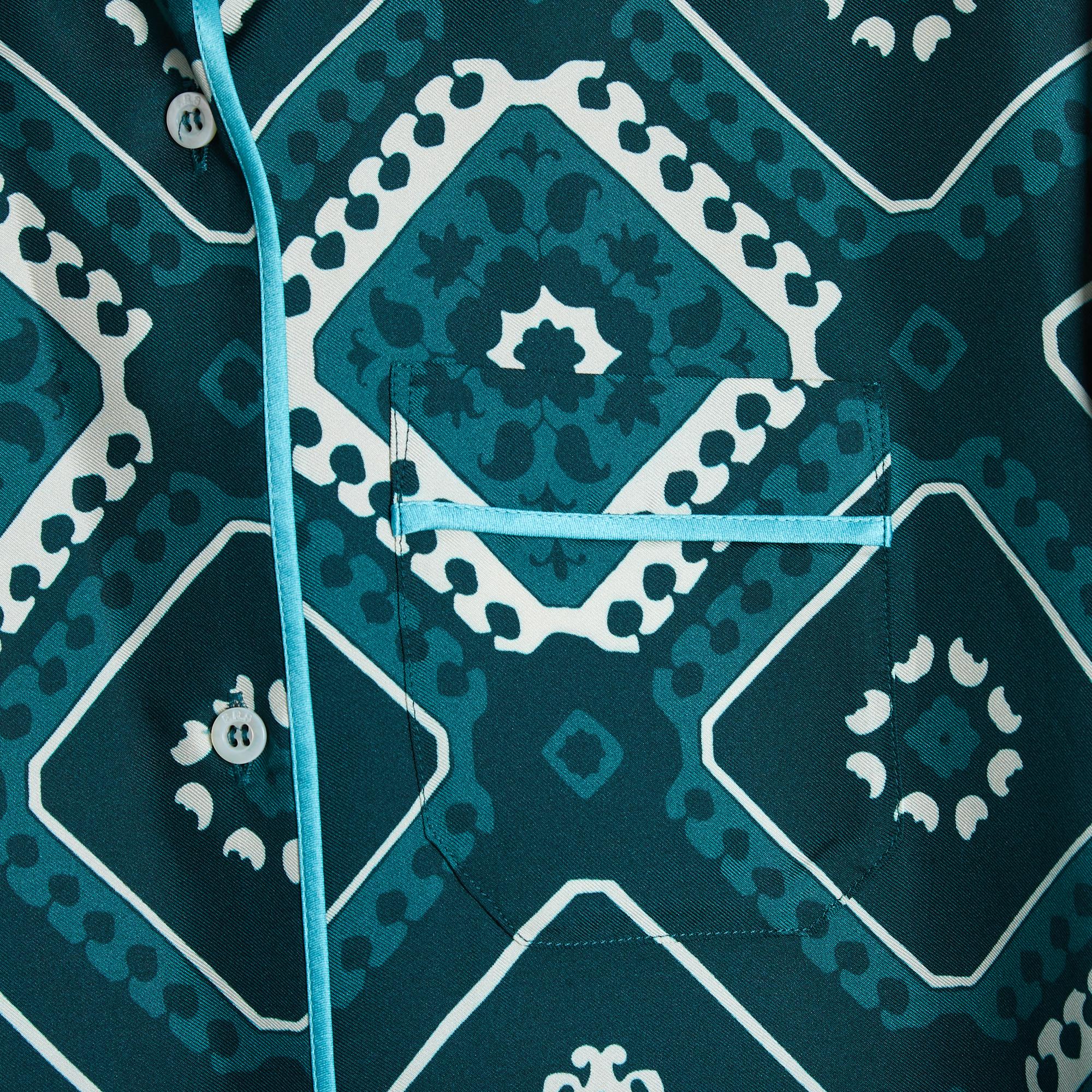 F.R.S. For Restless Sleepers Ensemble FR38 Conjunto de sarga de seda verde UK10 US8 Verde en venta