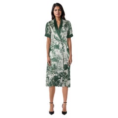 F.R.S For Restless Sleepers Green Floral Dress Size S
