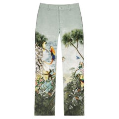 F.R.S. For Restless Sleepers Jungle Print Silk Trousers
