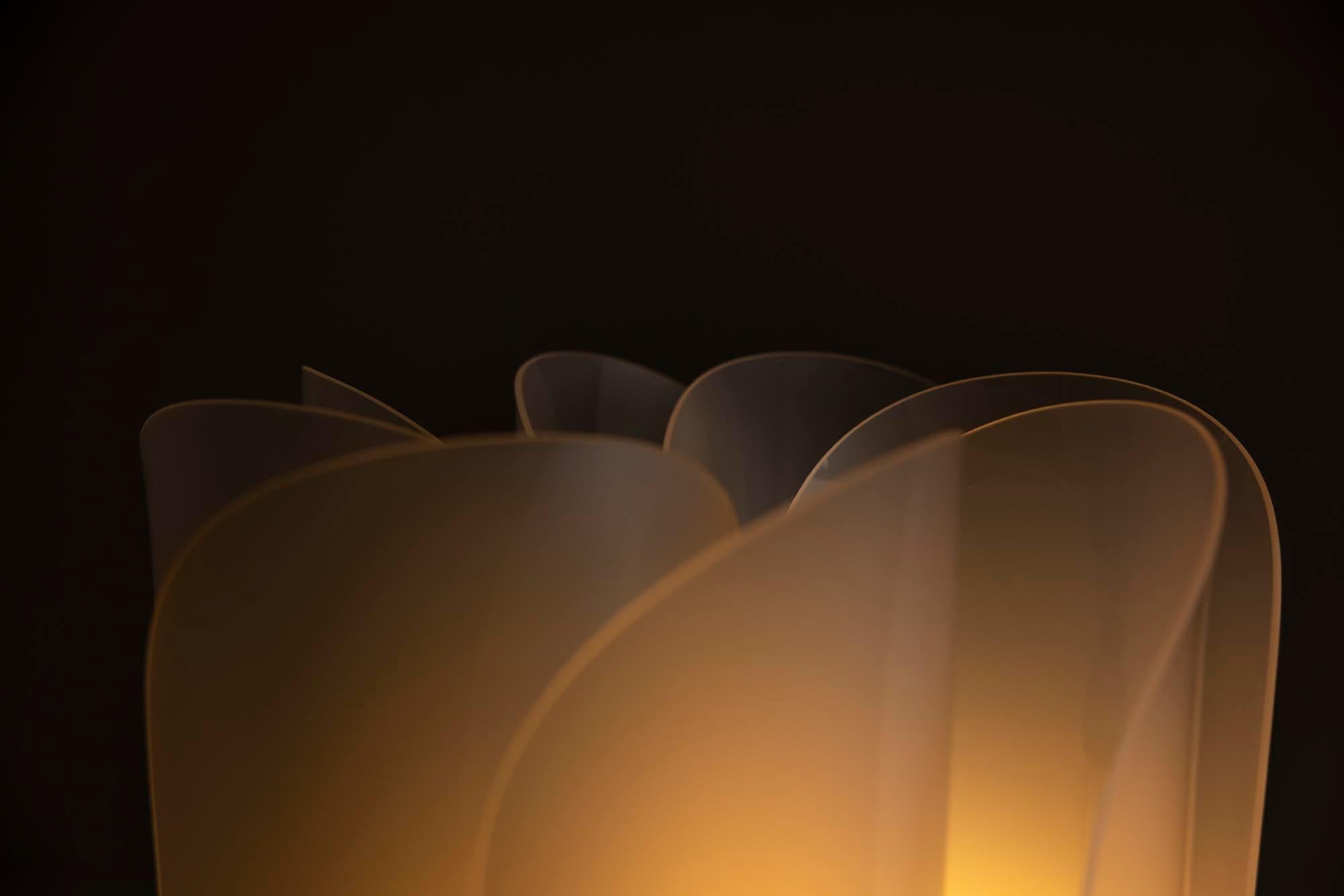 'Fru Fru' Table Lamp by Elvio Becheroni for Lamperti, Italy 1972 For Sale 5