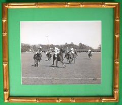 Aurora Polo Match At Aiken, SC. B&W Framed Photo