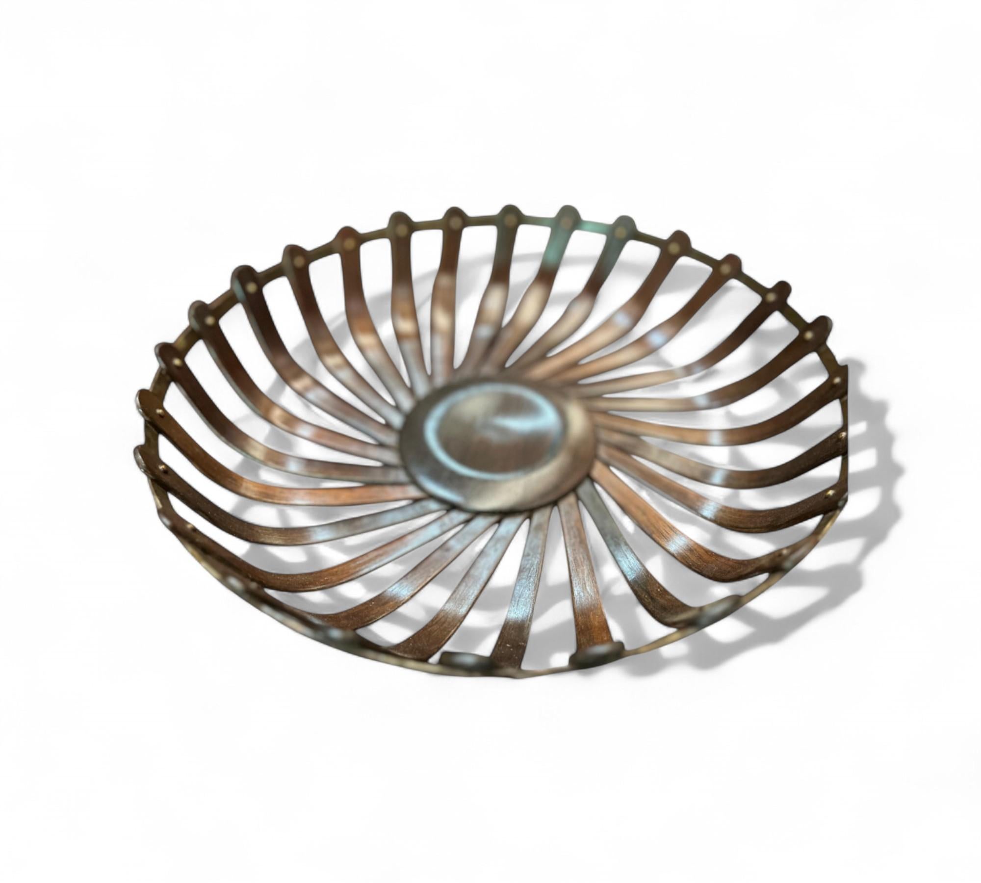 20th Century Fruit Basket in Rosewood, Casa Finland, 1960s - Lot 665 For Sale