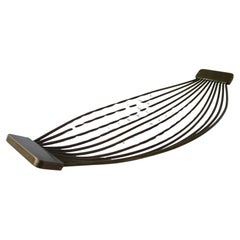 fruit basket made of brass wire in Style of Carl Aubock Vienna