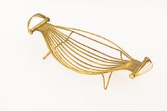 Fruit bowl brass vienna around 1950s