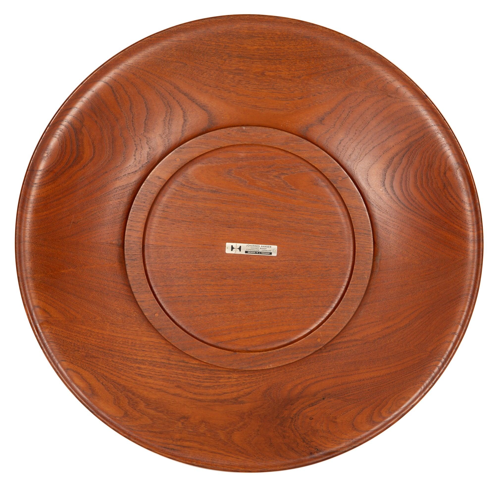 Danish Fruit Bowl by Hans J. Wegner for Johannes Hansen, 1956 For Sale