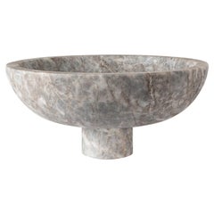 Antique Fruit Bowl in marble, by Karen Chekerdjian, Made in Italy