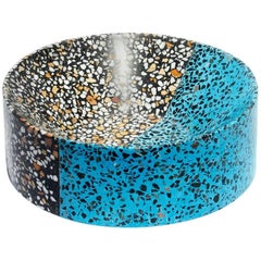 Fruit Bowl Multicolor Terrazzo Stone Contemporary Style (Tall)