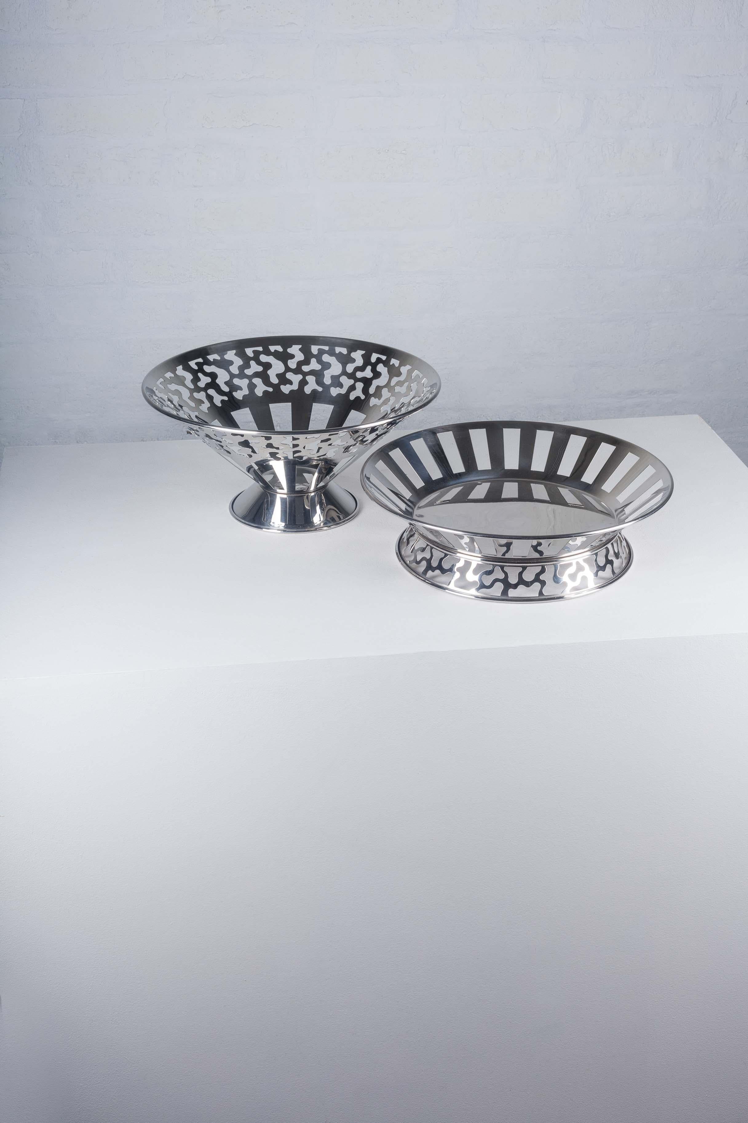 Italian Fruit Bowls by George Sowden for Bodum, Sereno I & II, 1987 For Sale