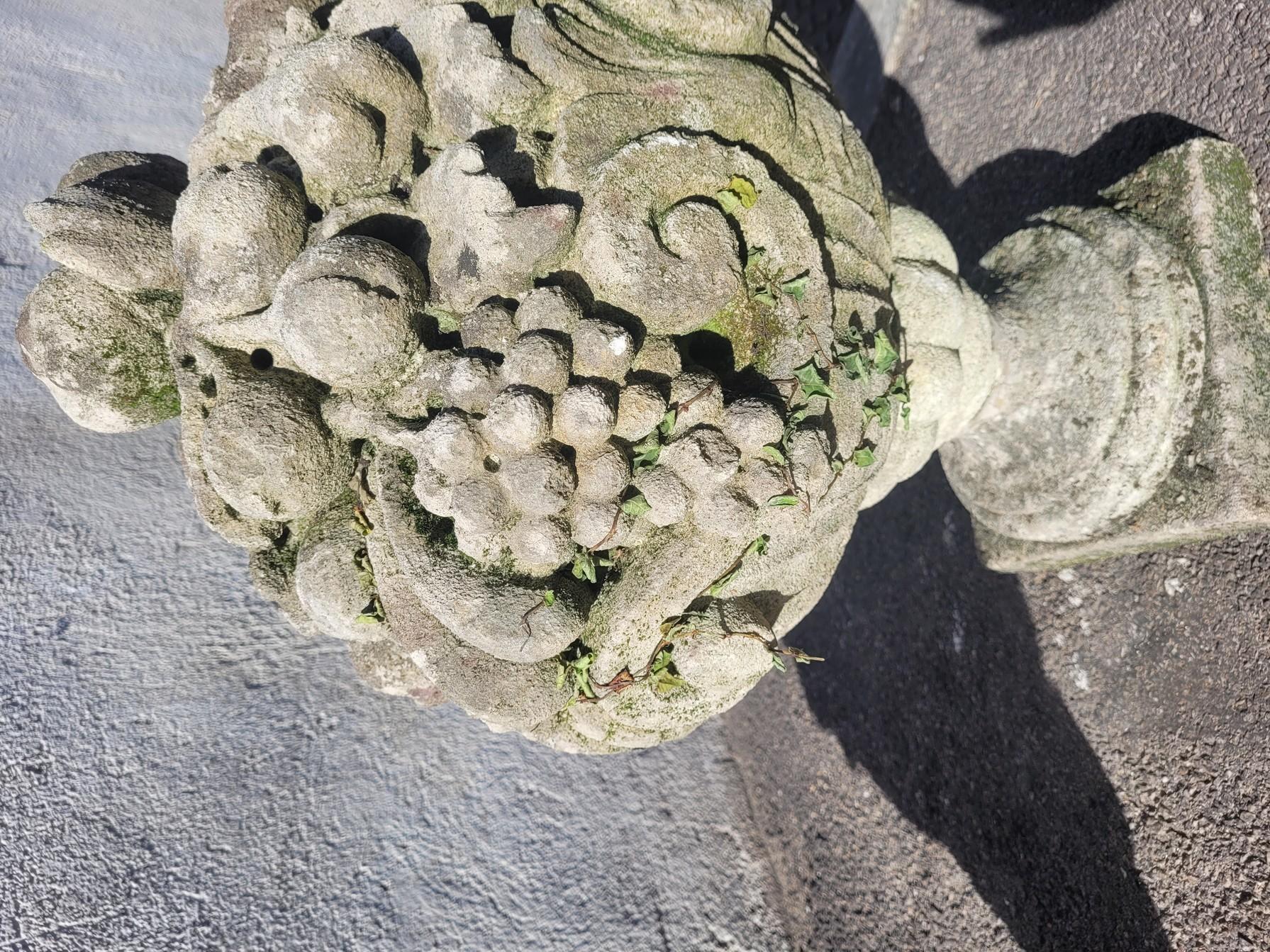 Obstschalen, Gartenvasen aus Stein, frühes 20. Jahrhundert im Zustand „Gut“ im Angebot in MARSEILLE, FR