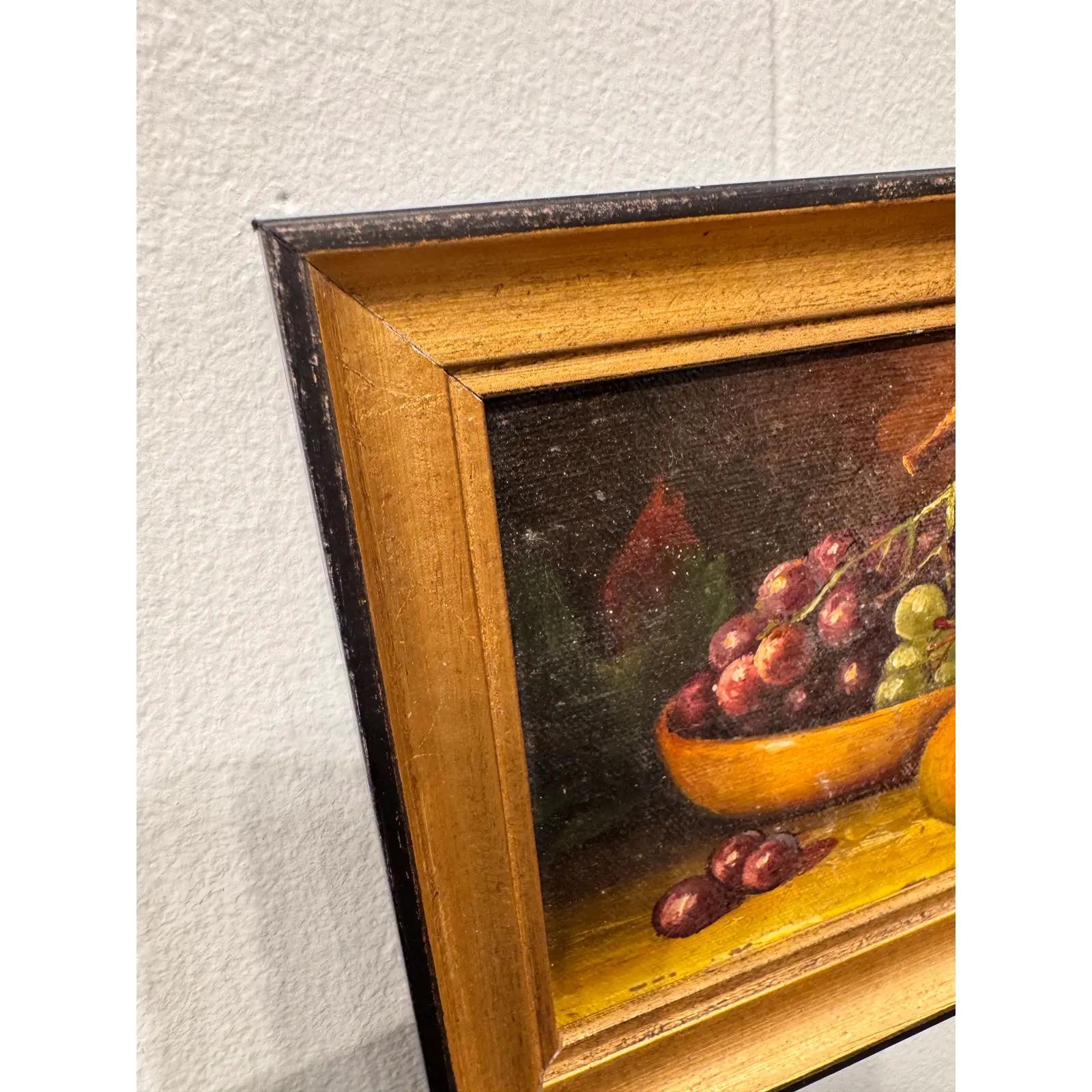 Obst-Stillleben Ölgemälde im Zustand „Gut“ im Angebot in Nashville, TN