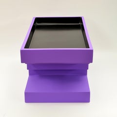 Fruit Tray Black and Lilac by Ettore Sottsass