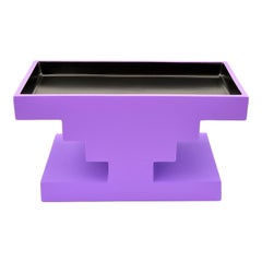 Fruit Tray Black and Lilac by Ettore Sottsass