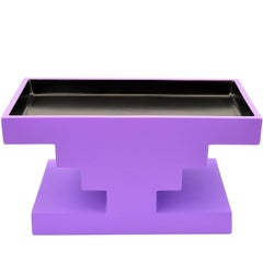 Fruit Tray Black and Lilac by Ettore Sottsass