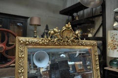 Fruits Decor Late 19 th Century Gilt wood Mirror