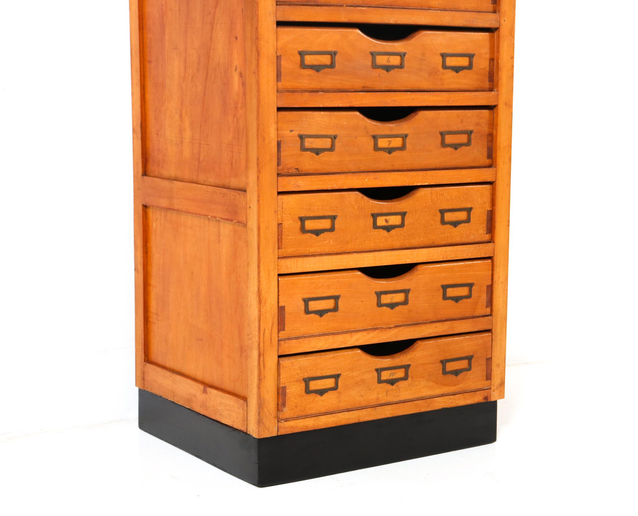 Fruitwood Art Deco Haberdashery Chest of Drawers, 1930s 1