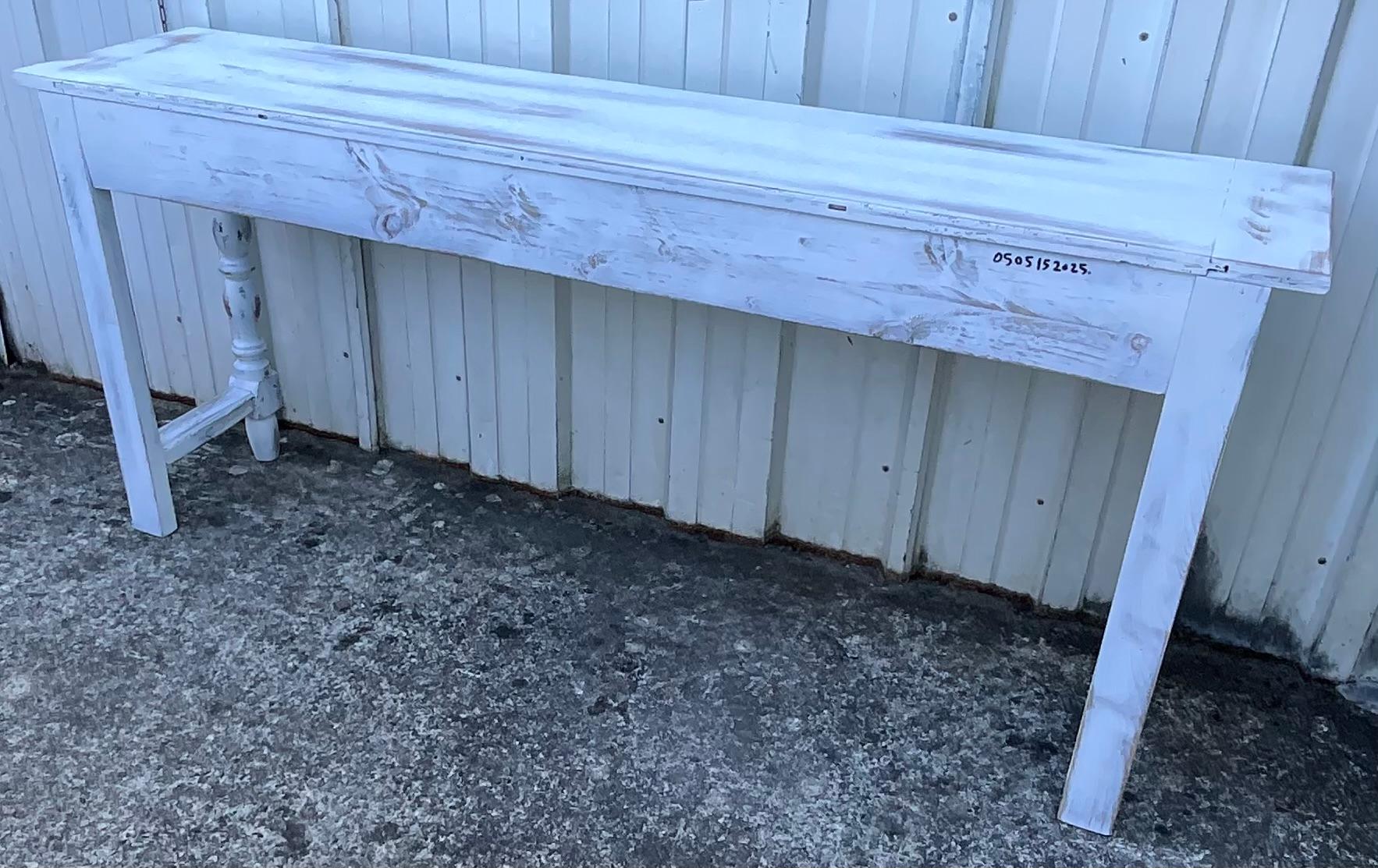 Table console en bois de fruitier - Fin du 19ème siècle - Style campagnard en vente 2