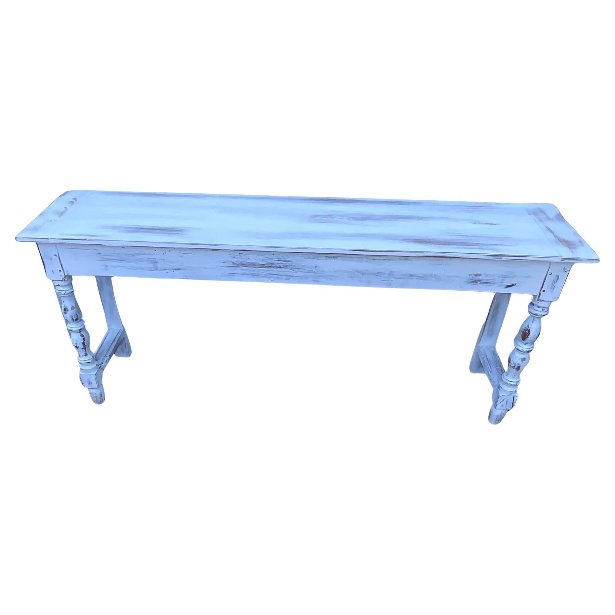 Table console en bois de fruitier - Fin du 19ème siècle - Style campagnard en vente