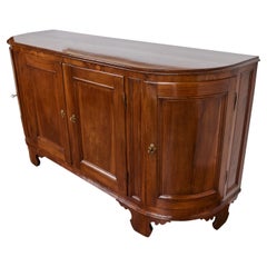 Used Fruitwood Curved Buffet