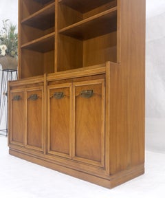 Fruitwood Drexel Double Bookcase Credenza Mid Century Modern Vintage MINT