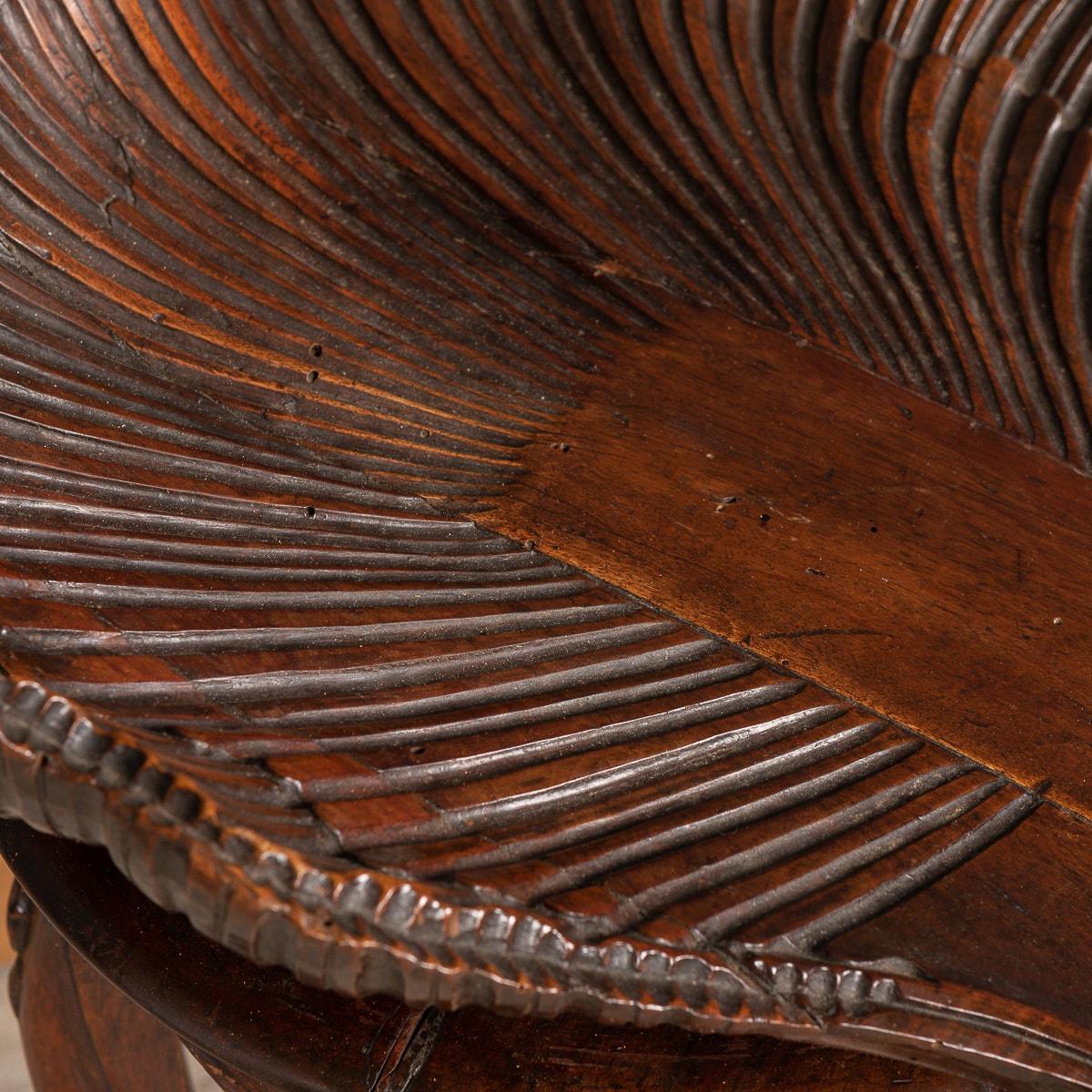 Fruitwood Grotto Piano Stool, Venice, circa 1880 5