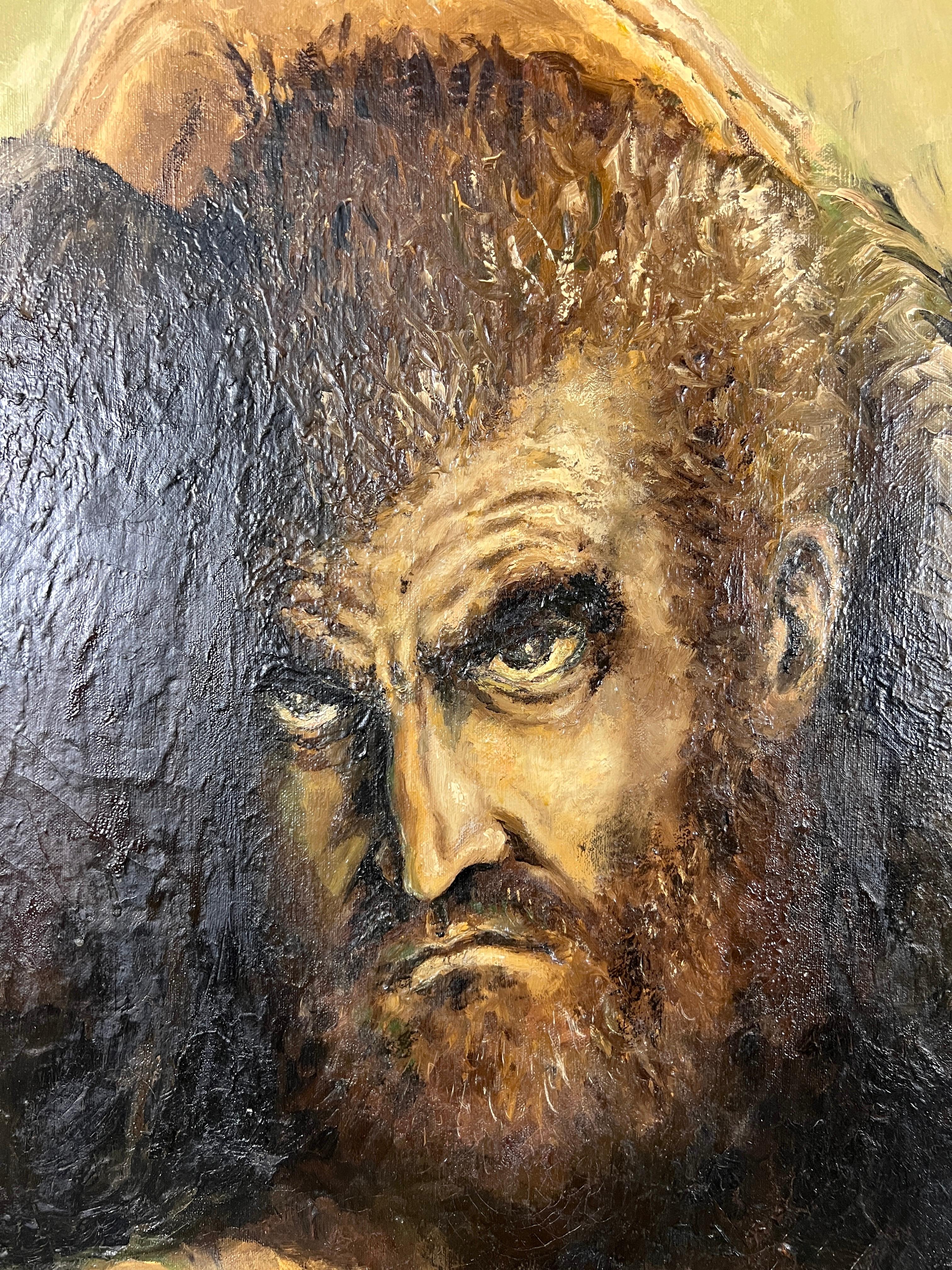 Frustrated Artist Oil on Canvas 1959 For Sale 1
