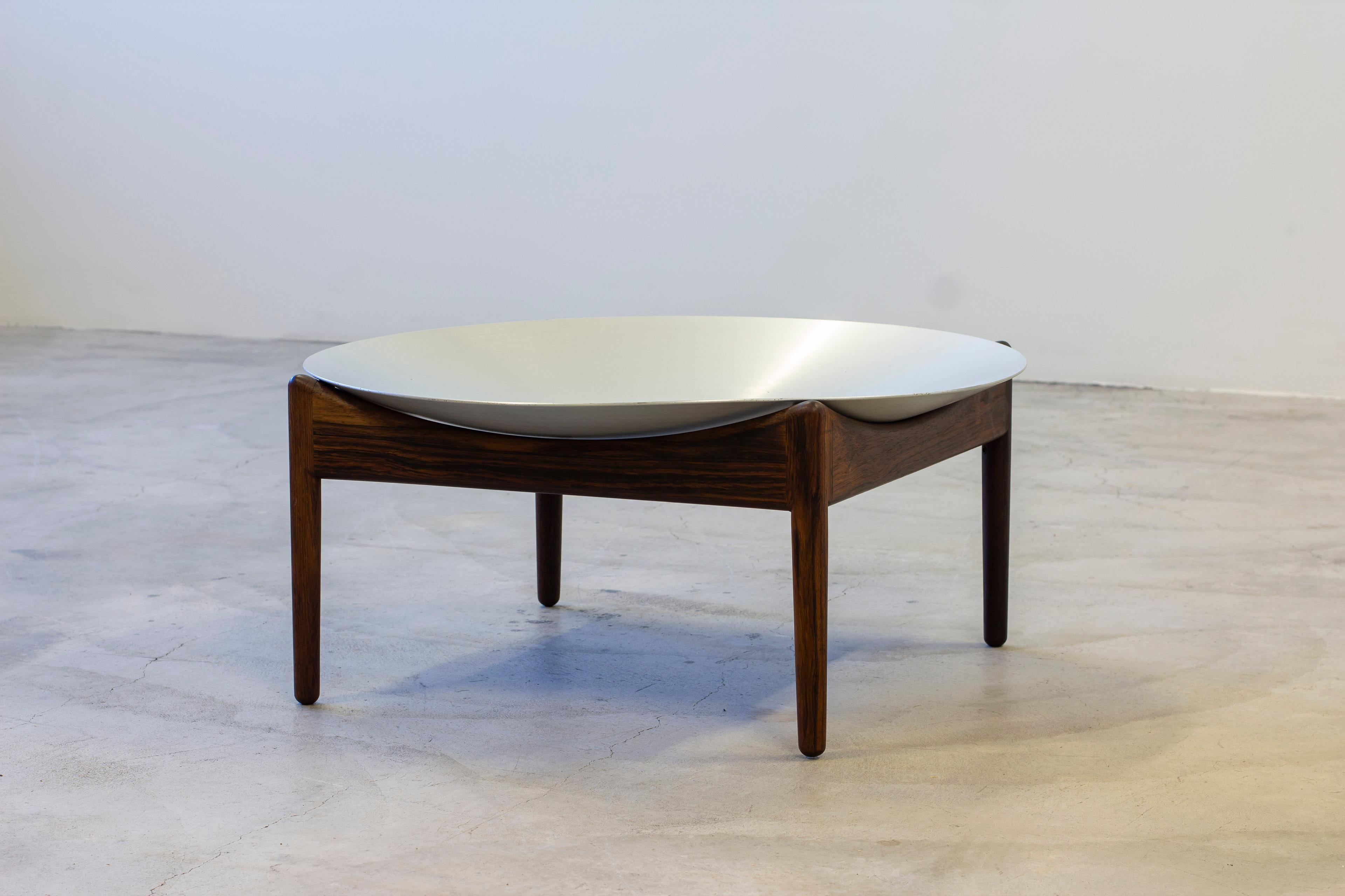Aluminum Frutibowl/Table by Kristian Solmer Vedel For Sale