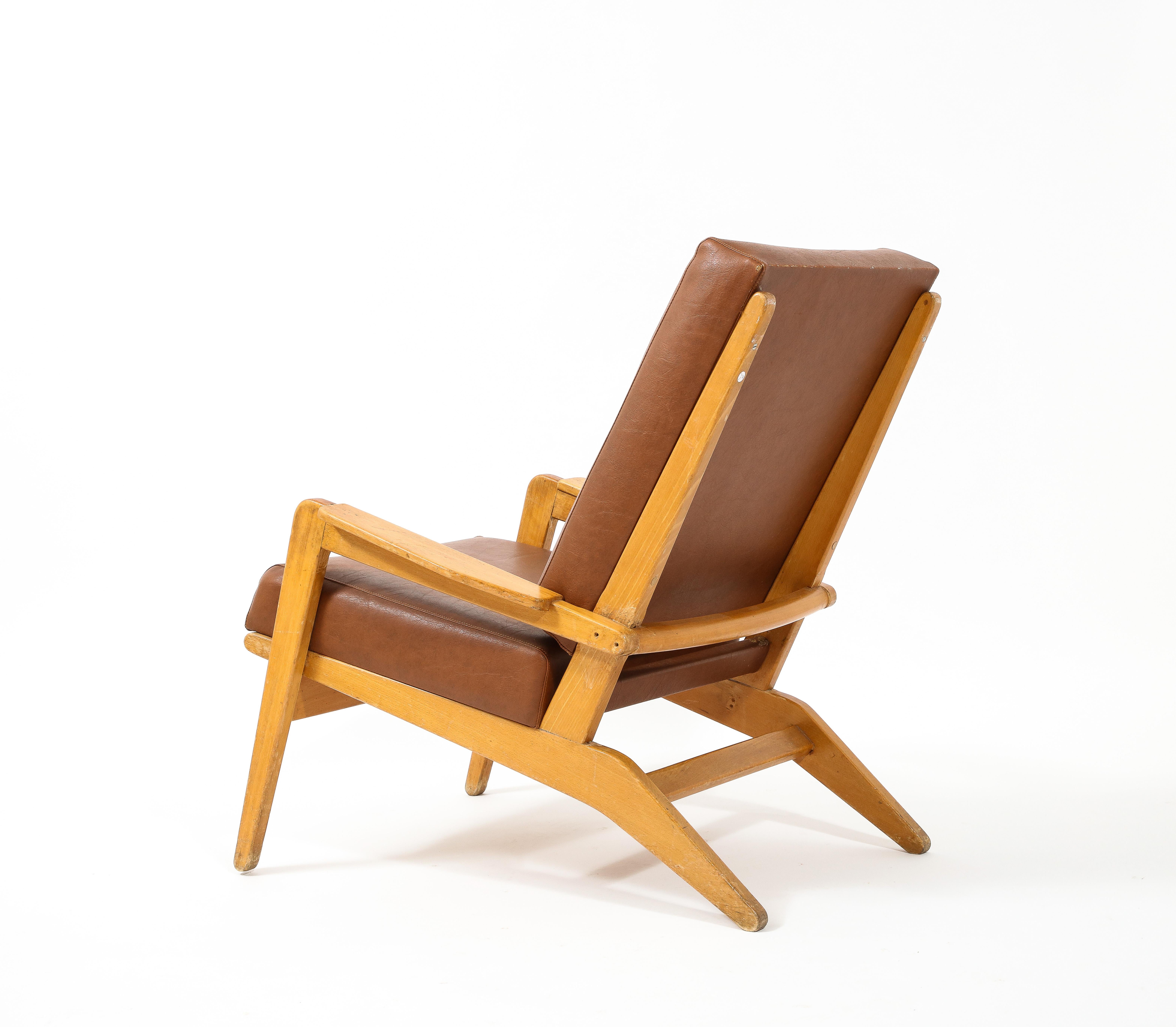 FS 105 Loungers by Pierre Guariche, France 1950 For Sale 3